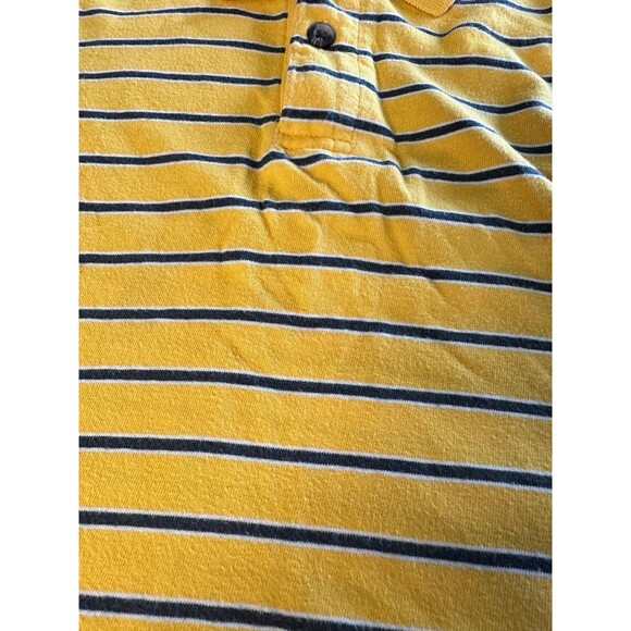 The Children’s Place Striped Polo Yellow Blue (835) - Picture 2 of 3